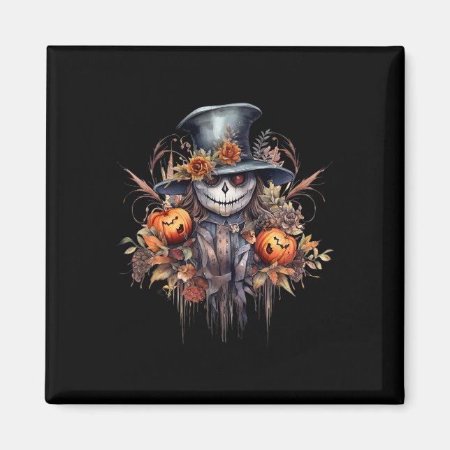 Imán Fantasma espeluznante de Halloween (Frente)