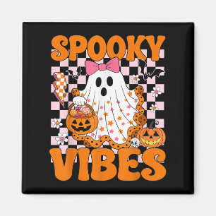 Imán Fantasma Fantasma Fantasma Retro Groovy Halloween