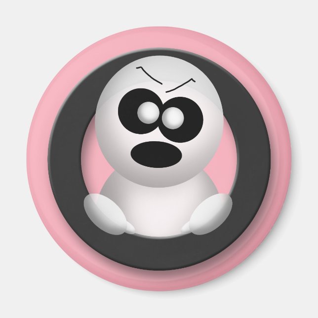 Imán Fantasma furioso - Halloween Magnet (Frente)