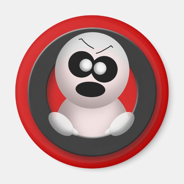 Imán Fantasma furioso - Halloween Magnet (Frente)