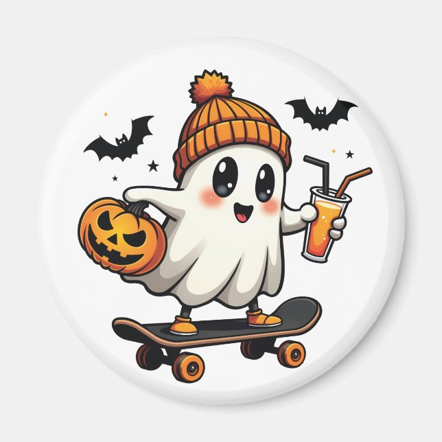Imán Fantasma Halloween Skopkin Spice Fall (Frente)