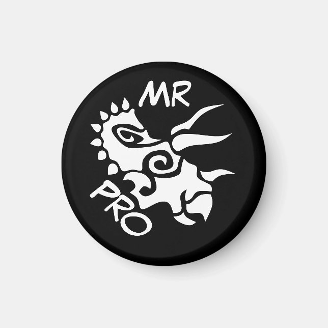 Imán Fantasma Mister Pro Triceratops (Frente)