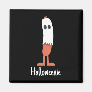 Imán Fantasma Perro caliente Halloweenie Costume Fun Fo