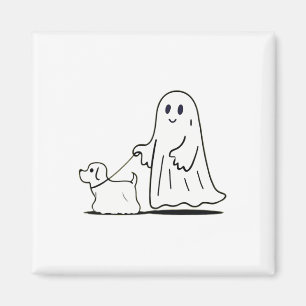 Imán Fantasma Perro caminante Ghostie Gracioso Hallowee