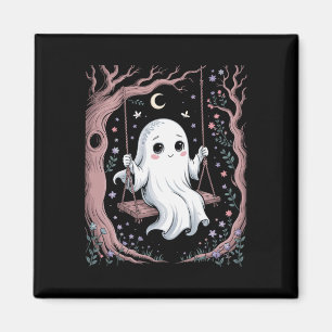 Imán Fantasma Swing Cottagecore Floral Estética Hallowe