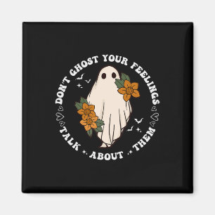 Imán Fantasma tus sentimientos Groovy Spooky Season Men
