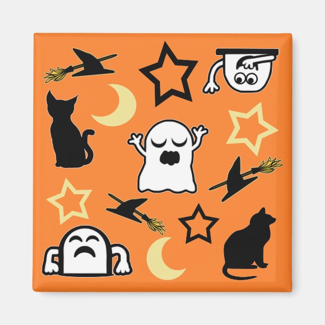 Imán Fantasma Y Gatos (Frente)