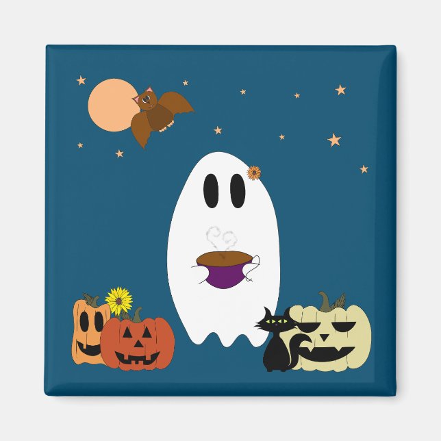 Imán Fantasma y té (Frente)