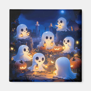 Imán Fantasmagóricos faroles de calabaza de Halloween N