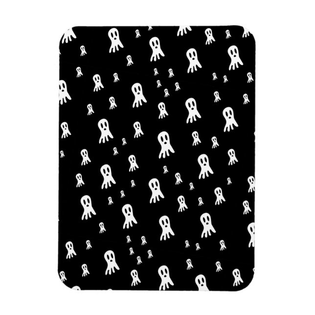 Imán Fantasmas oscuros de Halloween (Vertical)