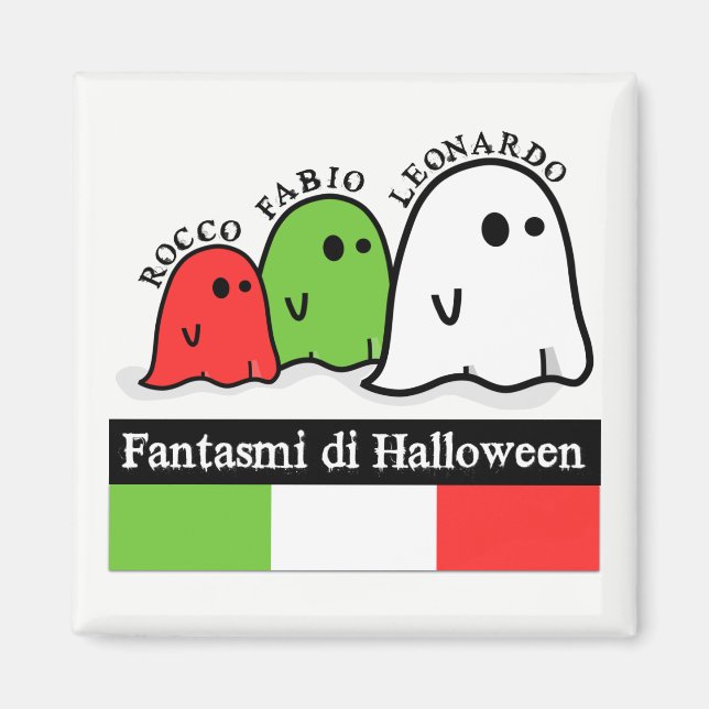 Imán Fantasmi di Halloween (Frente)
