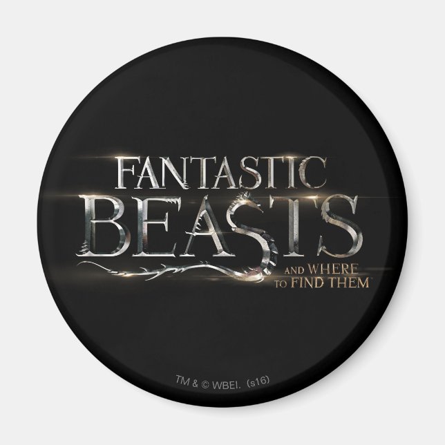 Imán FANTÁSTICAS BEASS Y DÓNDE ENCONTRARLAS™ Logo (Frente)