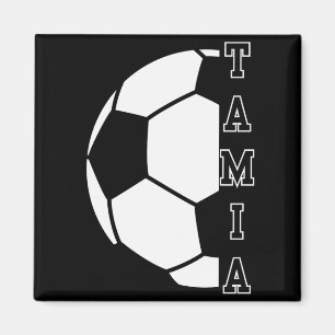 Imán Fantástico Balón de Fútbol Personalizado con Nombr