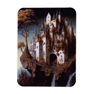 Imán Fantasy Castle Fantasy Art Magnet