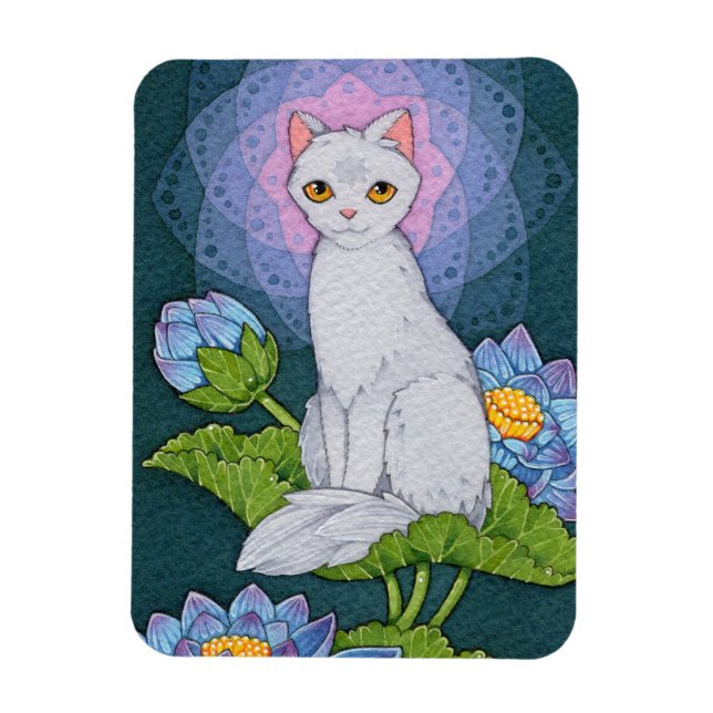 Imán Fantasy Cats Oracle Affirmation - Mentalidad (Vertical)