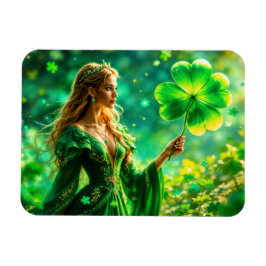 Imán Fantasy fairy St Patrick Day arte folclórico irlan