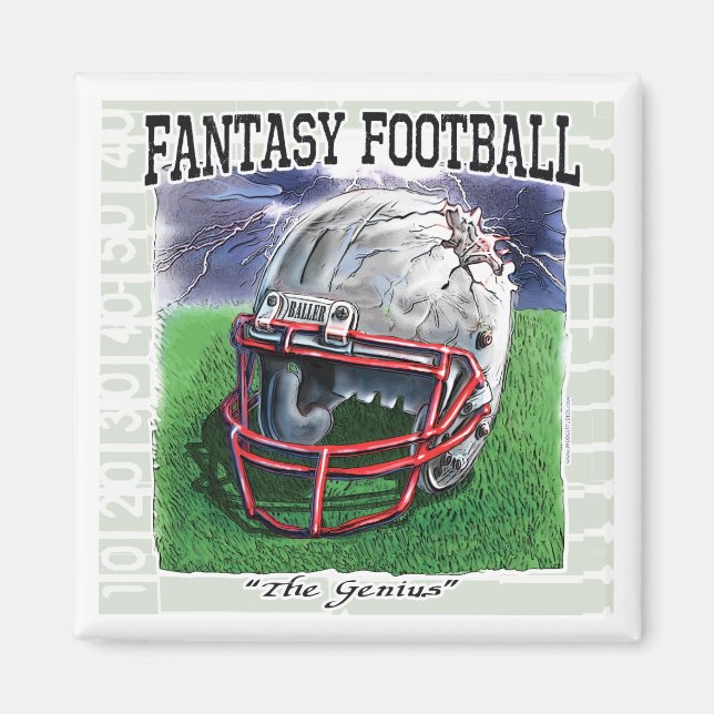 Imán Fantasy Football Genius Gear (Frente)