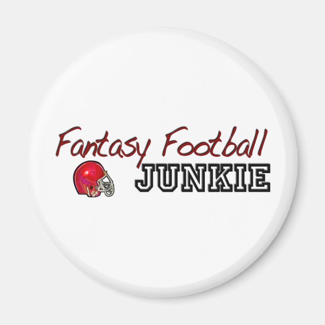 Imán Fantasy Football Junkie (Frente)