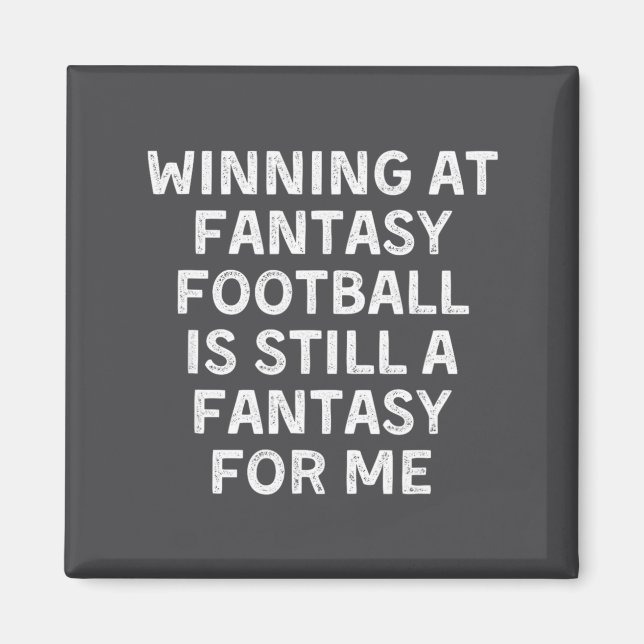 Imán Fantasy Football Loser Funny  (Frente)