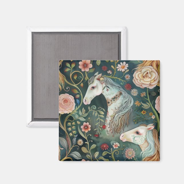 Imán Fantasy Horse (Anverso/Reverso)