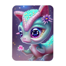 Imán Fantasy Kawaii lindo y adorable bebé dinosaurio