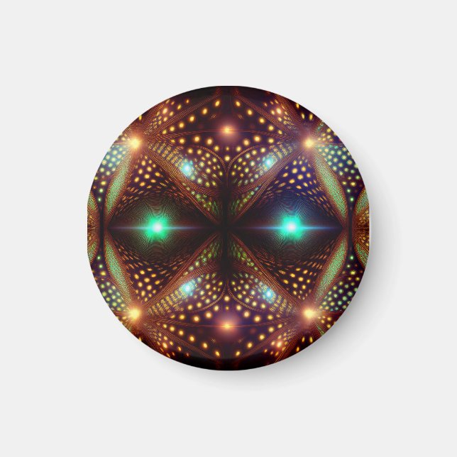 Imán Fantasy Mandelbrot Fractal (Frente)