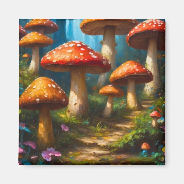 Imán Fantasy Mushrom Magnet (Frente)