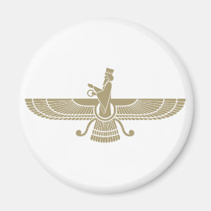 Imán Faravahar estilizado