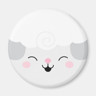 Imán Farm Friends Laughing Lamb Magnet