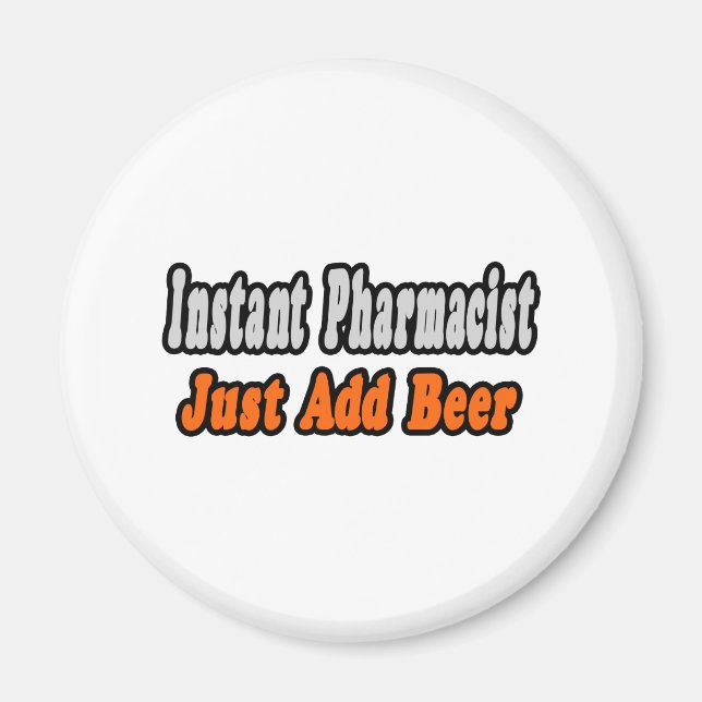 Imán Farmacéutico...Añadir cerveza (Frente)