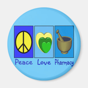 Imán Farmacia de amor por la paz