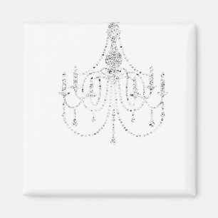 Imán Farmhouse Style Distressed Chandelier T-Shirt for