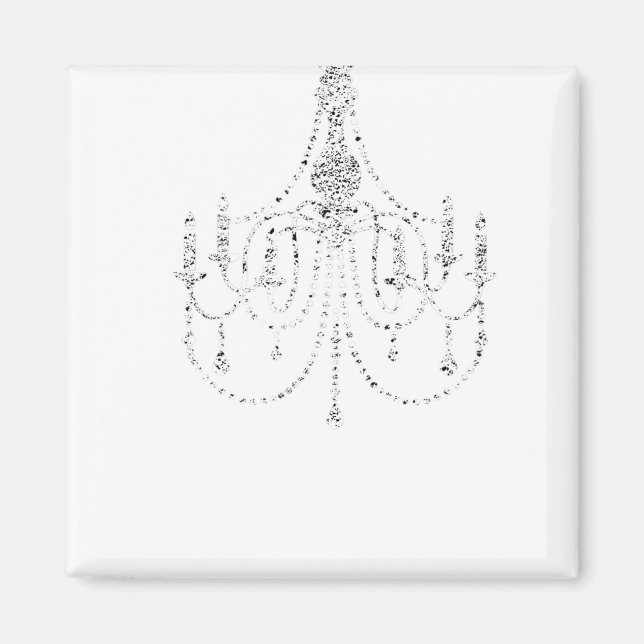 Imán Farmhouse Style Distressed Chandelier T-Shirt for (Frente)