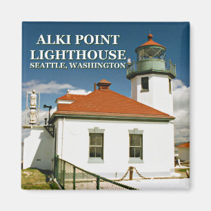 Imán Faro Alki Point, Seattle Washington
