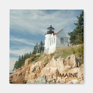 IMÁN FARO BAJO DEL PUERTO, MAINE