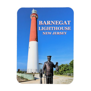 Imán Faro Barnegat, New Jersey Photo Magnet