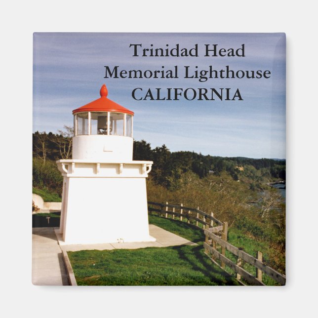 Imán Faro conmemorativo de la cabeza de Trinidad, Calif (Frente)