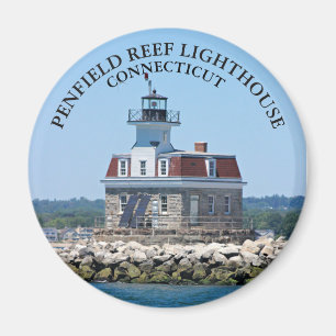 Imán Faro de arrecife Penfield CT Round Magnet