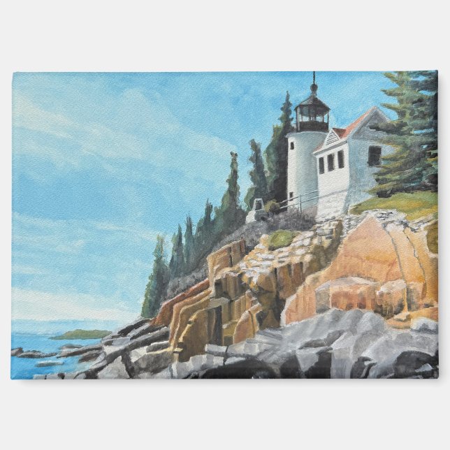 Imán Faro de Bass Harbor (Anverso)