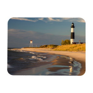 Imán Faro de Big Sable Point en el lago Michigan 2