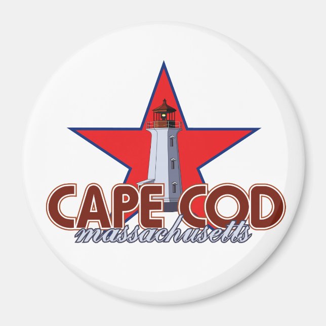 Imán Faro de Cape Cod (Frente)