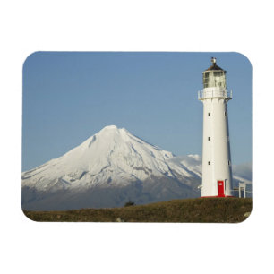 Imán Faro de Cape Egmont y Mt Taranaki / Mt