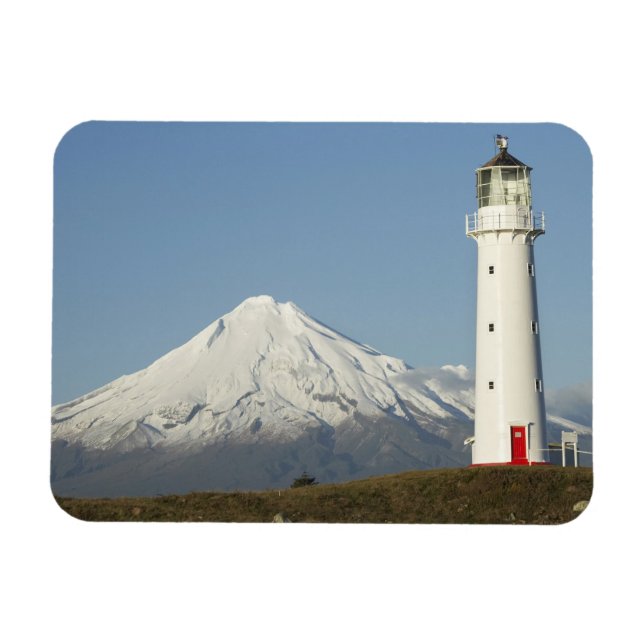 Imán Faro de Cape Egmont y Mt Taranaki / Mt (Horizontal)