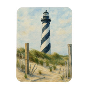 Imán Faro de Cape Hatteras Acuarela