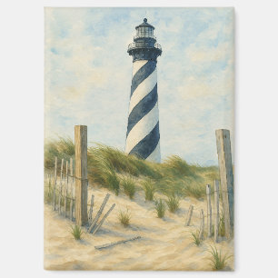 Imán Faro de Cape Hatteras Acuarela