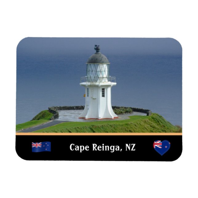 Imán Faro de Cape Reinga, Maorí/Nueva Zelanda (Horizontal)