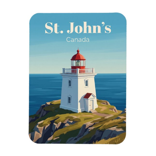 Imán Faro de Cape Spear Canadá (Vertical)