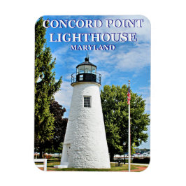 Imán Faro de Concord Point, Maryland Flexi Magnet