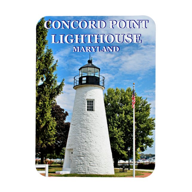 Imán Faro de Concord Point, Maryland Flexi Magnet (Vertical)