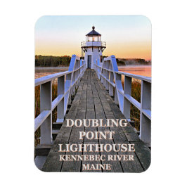 Imán Faro de Doubling Point, Isla Arrowsic, Maine